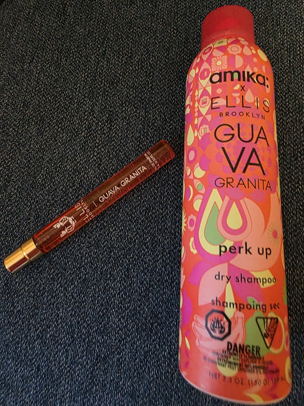 amika Guava Granita Perk Up Dry Shampoo Set